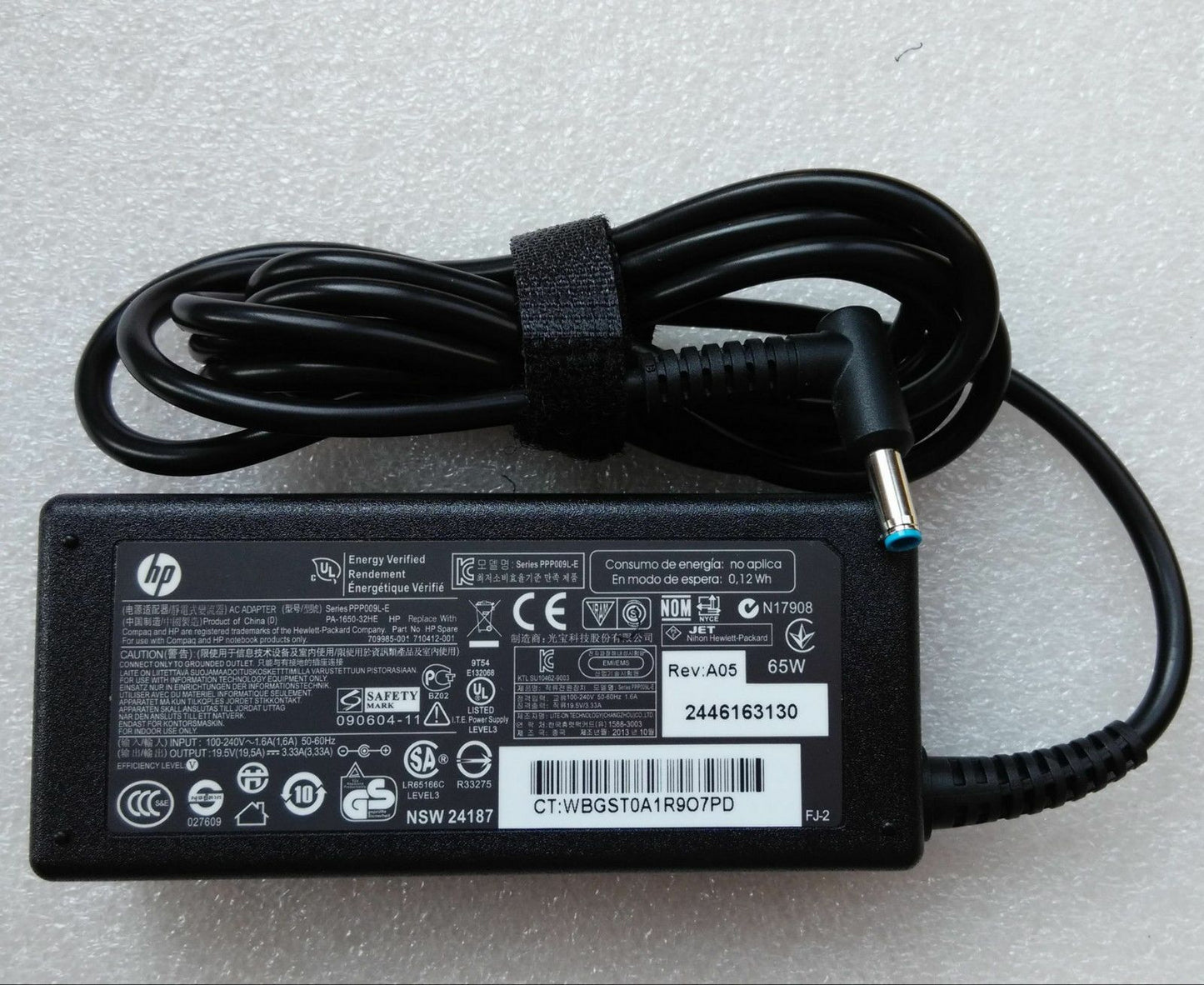 New Original Genuine OEM 65W AC Power Adapter for HP Pavilion 17-E150US Notebook