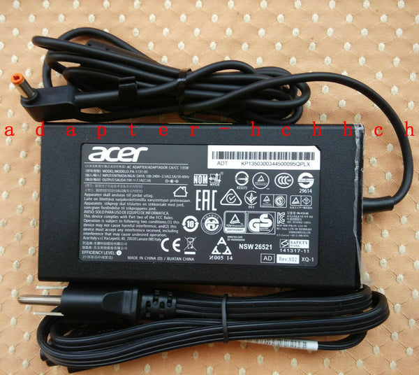 Original Acer 135W Cord/Charger Aspire vn7-792g Series,pa-1131-05,adp-135kb t pc
