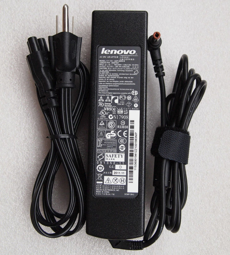 @Original Genuine 90W Slim Supply Battery Charger Lenovo 36001941/ADP-90DD B OEM