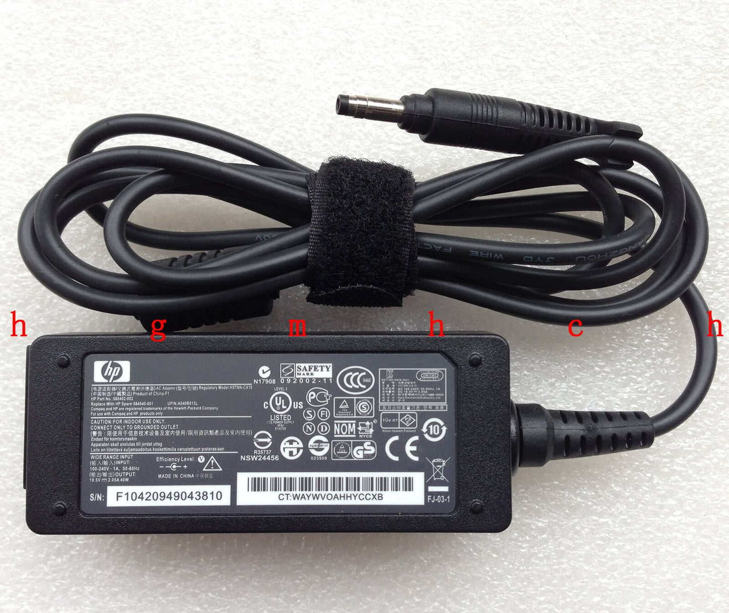 Original OEM HP 40W Cord/Charge Mini 210-1030br,210-1129la,210-1130la,210-1055la