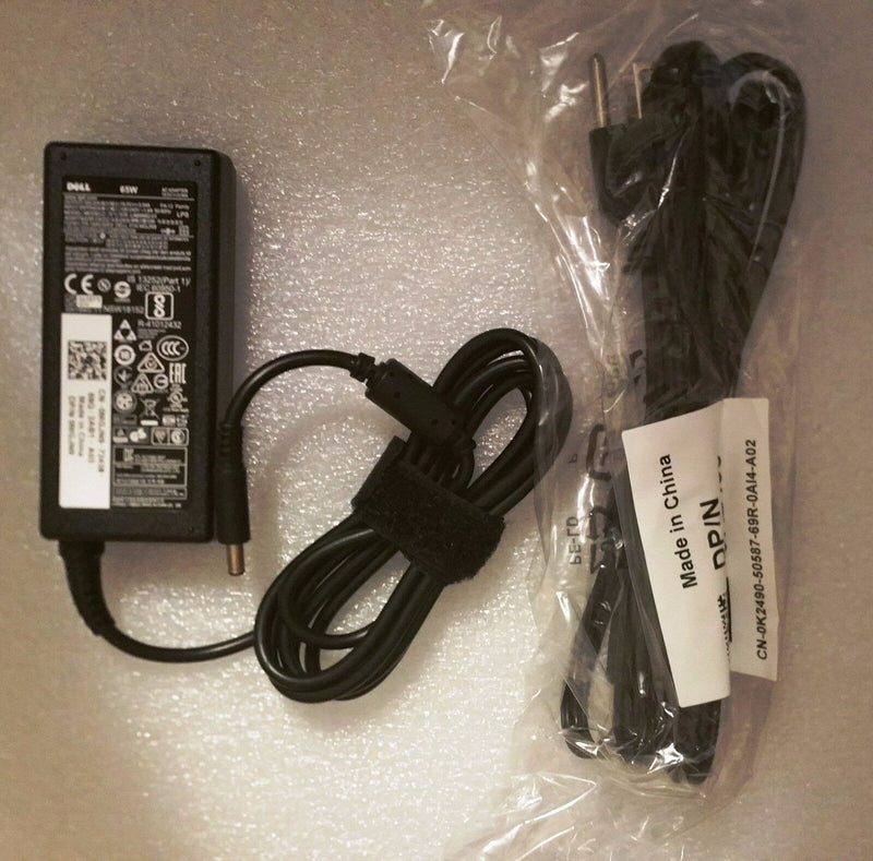 Original OEM Dell 65W 19.5V AC Adapter Charger for Dell Inspiron 15-7558,15-7568