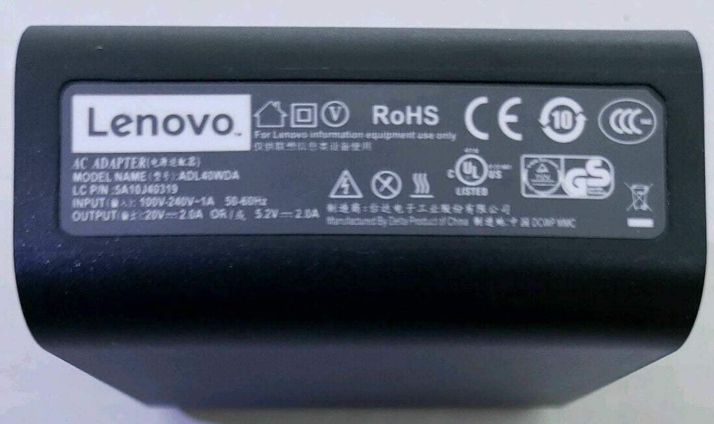 Original OEM 20V/5.2V AC Adapter&Cord for Lenovo YOGA 3-1170 80J80021US Notebook