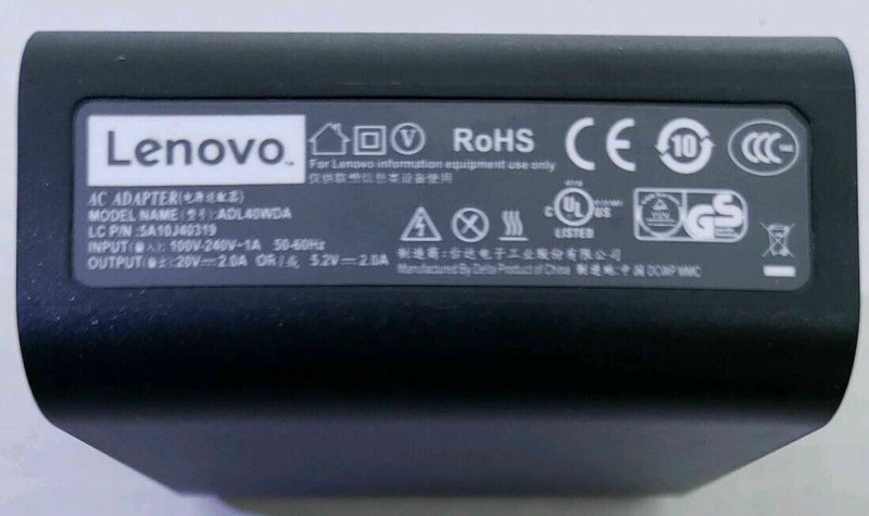 Original OEM 20V/5.2V AC Adapter&Cord for Lenovo YOGA 3-1170 80J80021US Notebook