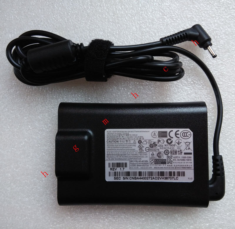 Original Genuine OEM 40W 19V 2.1A AC Adapter for Samsung NP900X4C-A05US Notebook