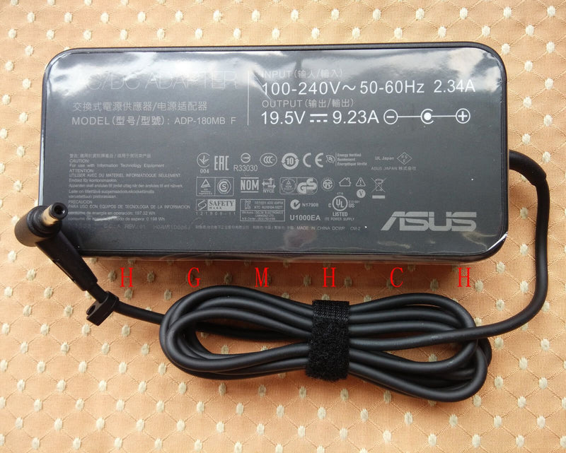 New Original OEM ASUS 180W 19.5V AC Adapter for ASUS ROG G20BM-AU001T Desktop PC