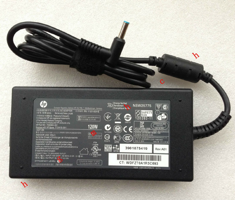 @Original Genuine OEM 120W AC Adapter for HP ENVY 15-q004tx,710415-001 Notebook