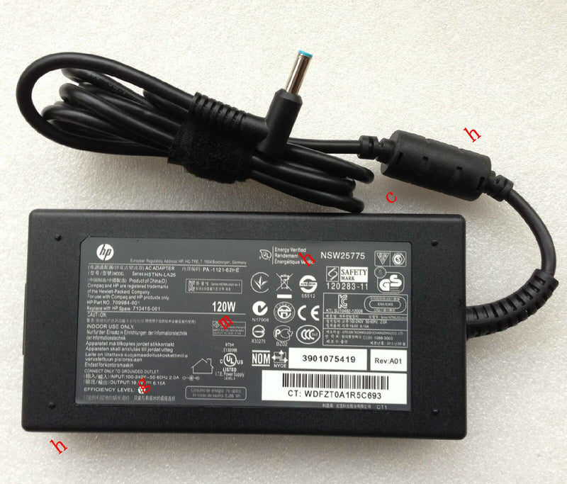 @Original Genuine OEM 120W AC Adapter for HP ENVY 15-q004tx,710415-001 Notebook