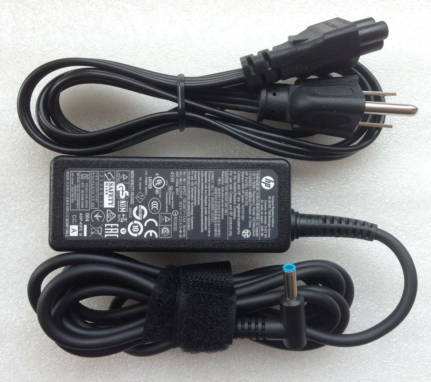 @Original Genuine OEM HP 45W 19.5V 2.31A AC Adapter for HP 15-r017dx TS Notebook