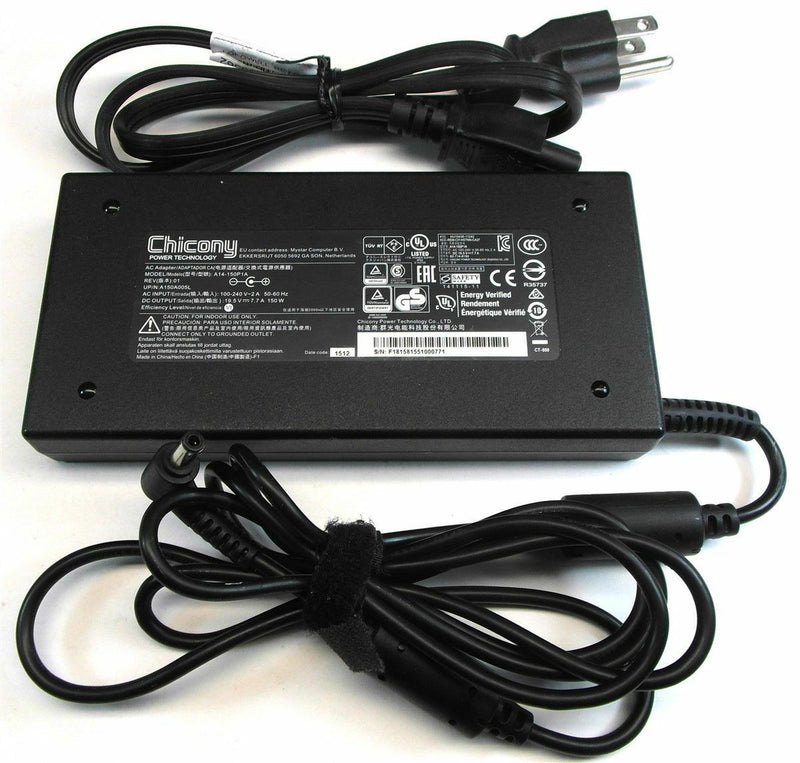 @@Original OEM Chicony 150W 19.5V 7.7A AC Adapter for Clevo P650RA,P651RA,P655RA