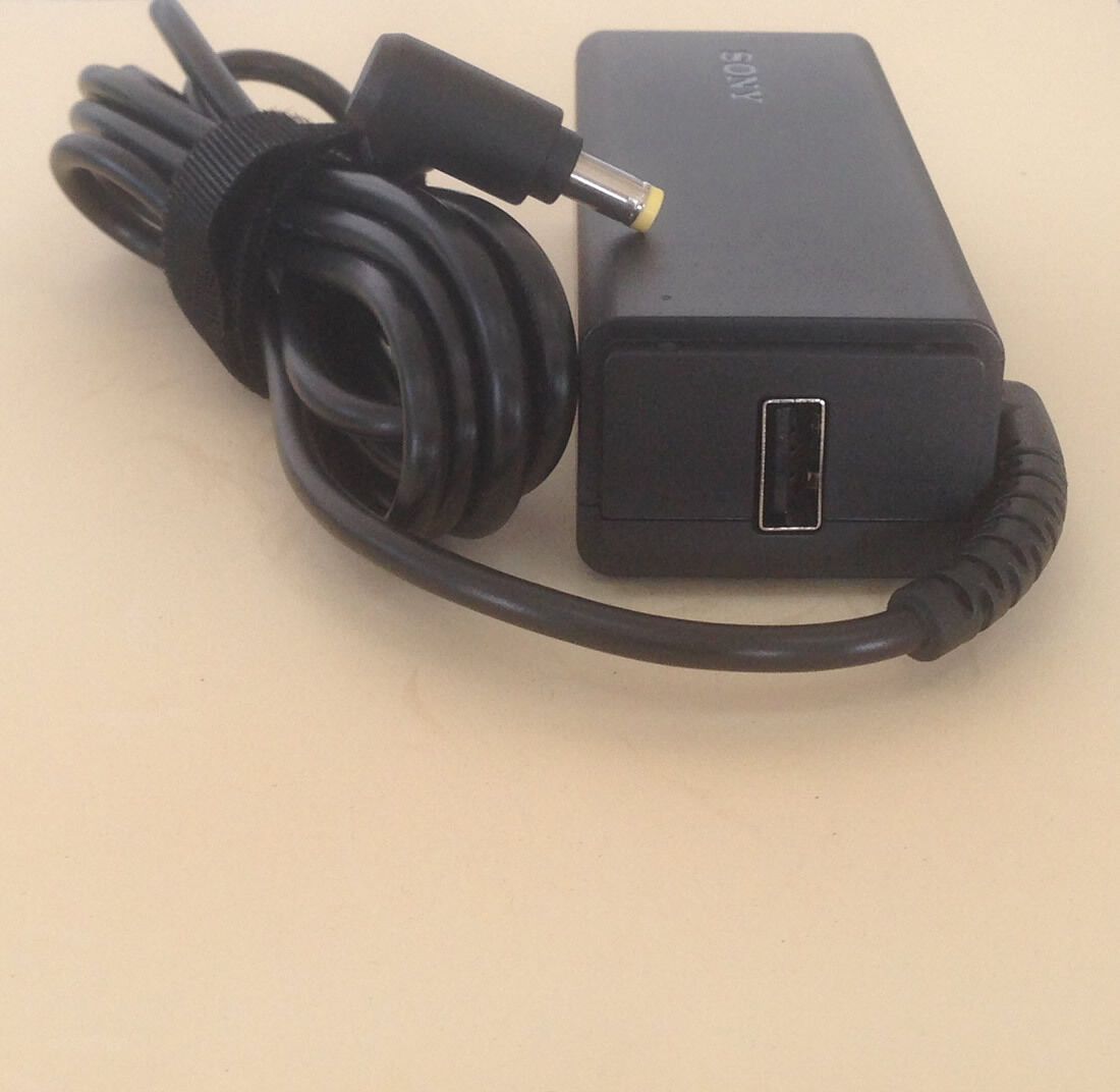 Original OEM Sony VGP-AC10V10 Charger VAIO Pro 13 SVP1321W9EBIT1 Touch Ultrabook