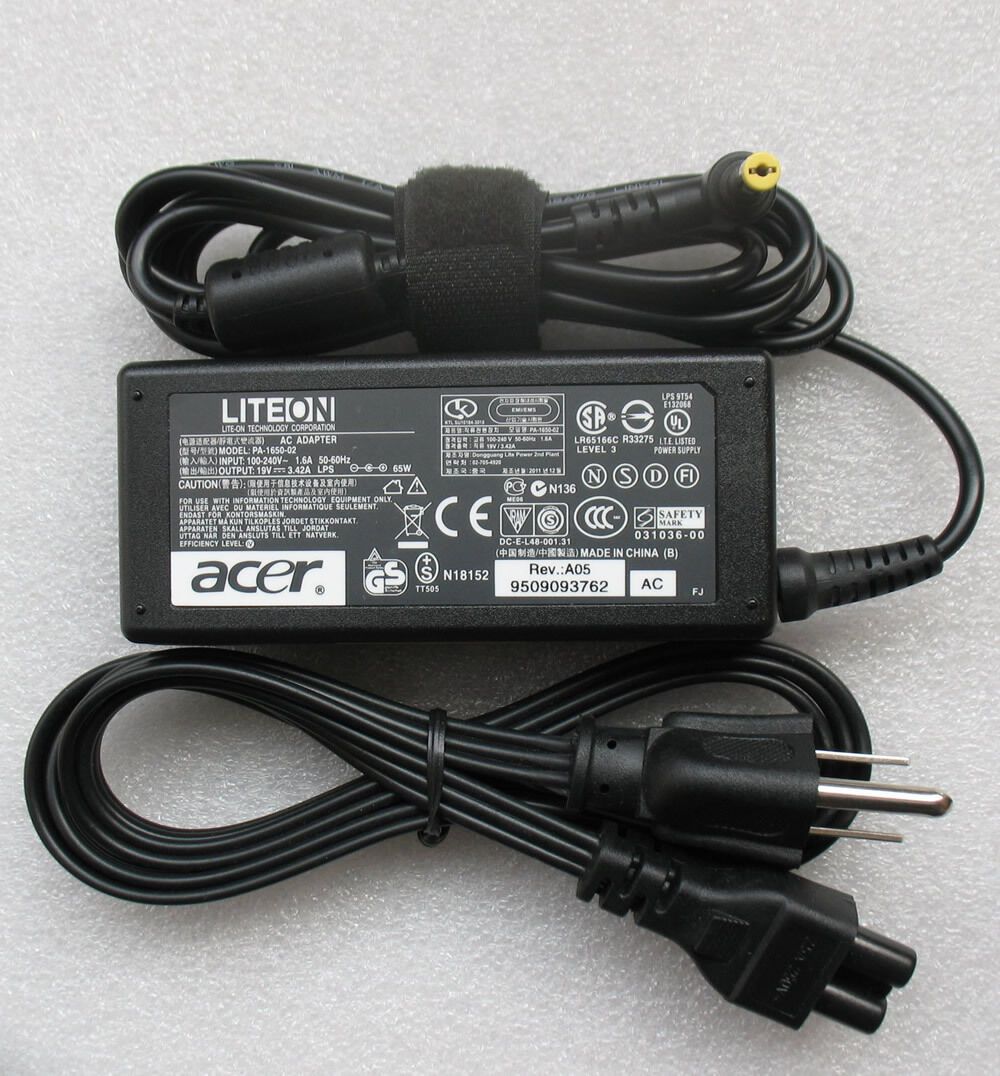 Original Acer Aspire 5253-BZ849 5520-5741 AC Power Adapter Battery Charger OEM