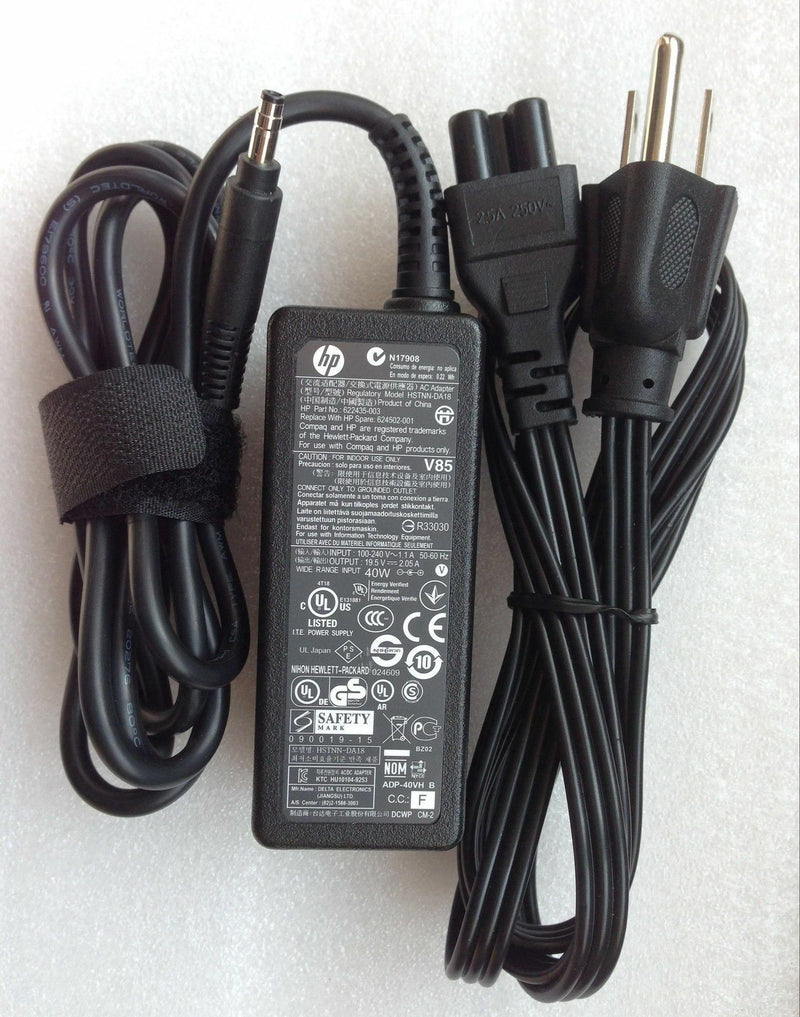 New Original OEM HP Mini 622435-003/624502-001 40W AC Power Adapter Charger/Cord