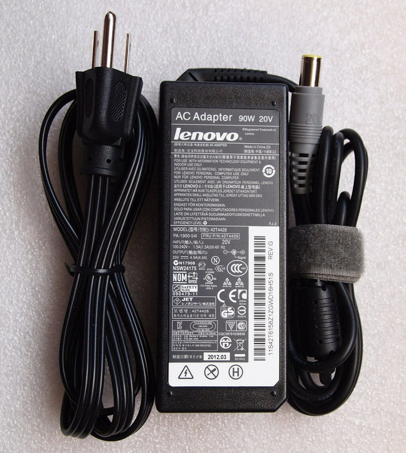 New Original OEM Lenovo 90W 20V 4.5A AC Adapter for Lenovo ThinkPad T530 Series
