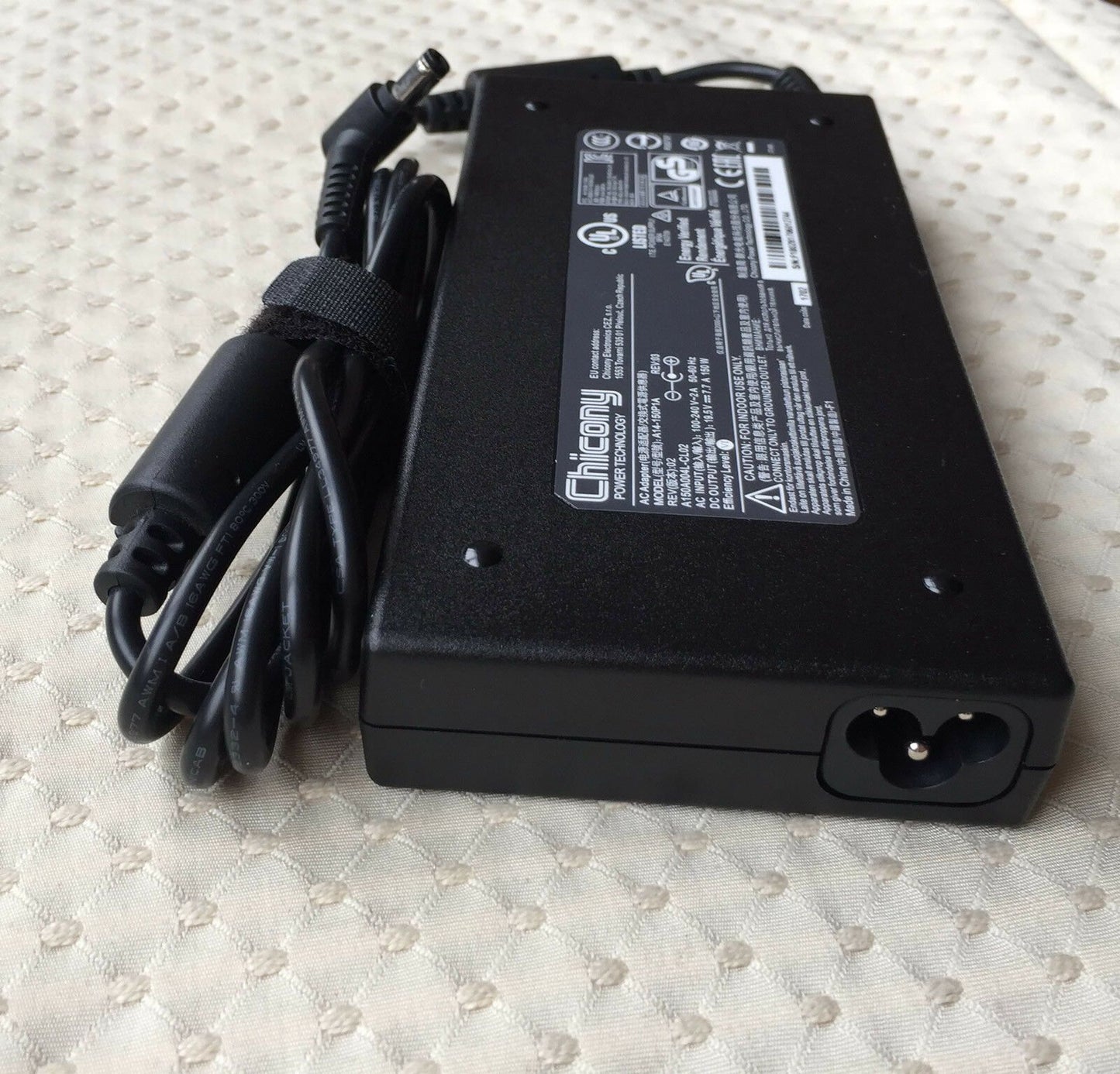 Original OEM Chicony 150W 19.5V 7.7A AC Adapter for MSI GF62 7RE-2025US Notebook