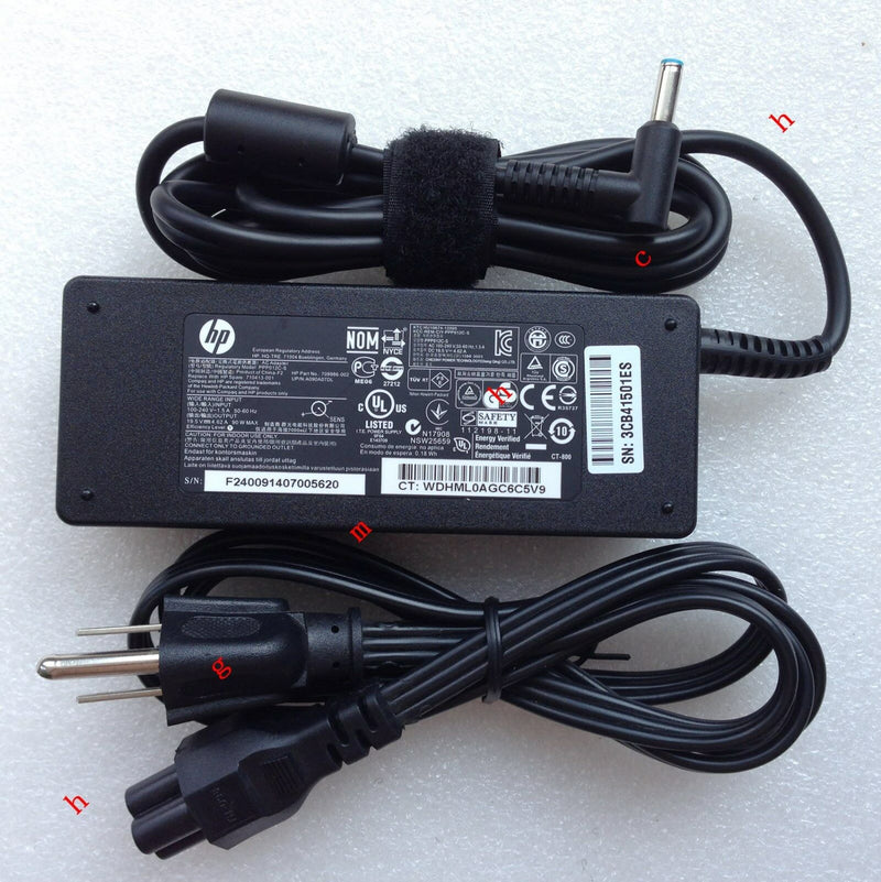 Original Genuine OEM HP Envy 15-k227cl 90W AC Power Adapter Supply Charger/Cord