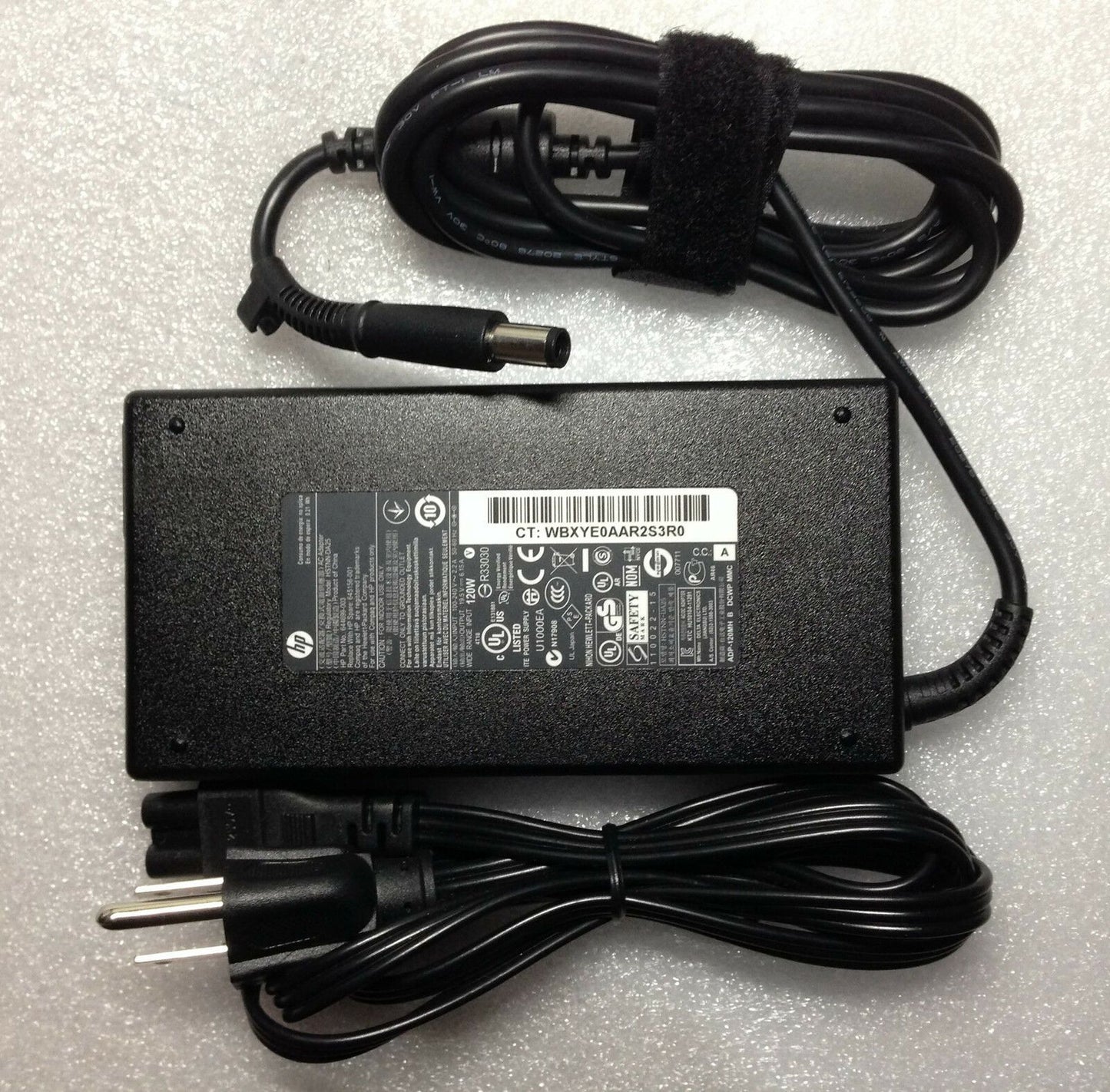 Original Genuine OEM HP 120W Smart Pin Charger 644699-003,645156-001,693709-001
