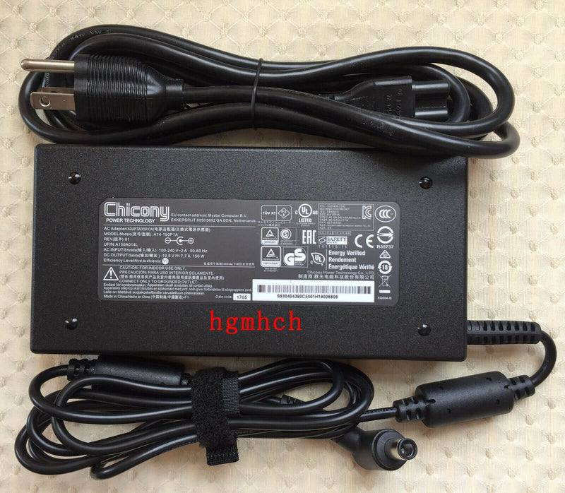@Original Chicony MSI 150W AC Adapter for GP63 Leopard 8RD/GTX1050 Ti,A14-150P1A