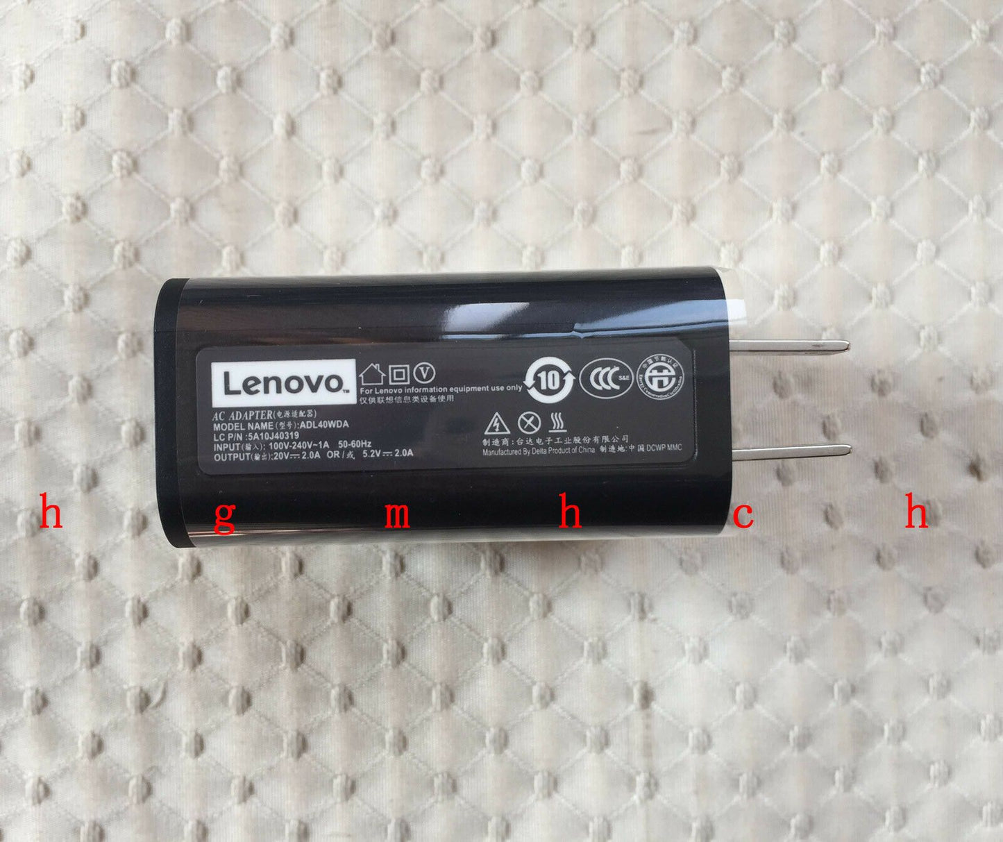 @New Original 40W AC Adapter for Lenovo IdeaPad Miix 700-12ISK,m3-6Y30 Tablet PC