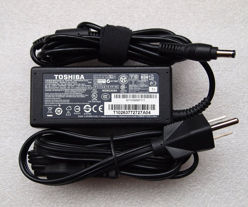 Original OEM Battery Charger Toshiba Satellite C655-S5060,C655-S5056,C655D-S5303