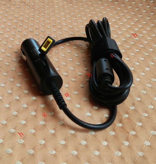 @New Original OEM Slim Tip DC Car Charger for Lenovo ThinkPad T570 Series Laptop