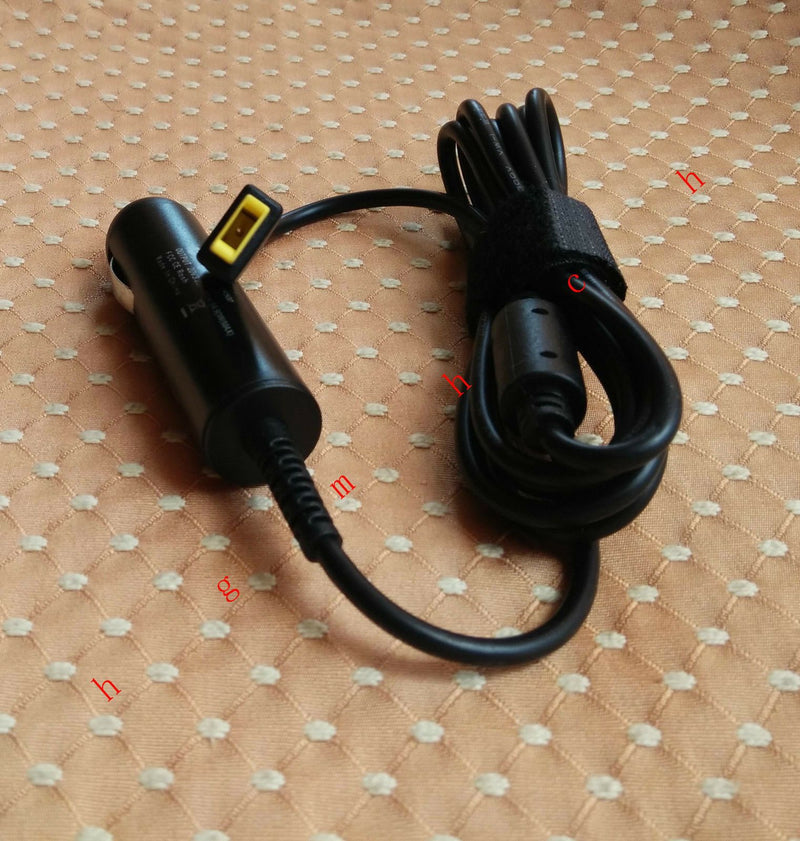 @New Original OEM Slim Tip DC Car Charger for Lenovo ThinkPad T570 Series Laptop