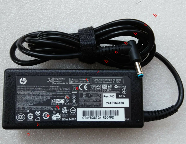 Original Genuine OEM HP 65W 19.5V 3.33A AC Adapter for HP ENVY 15-j030us Laptop