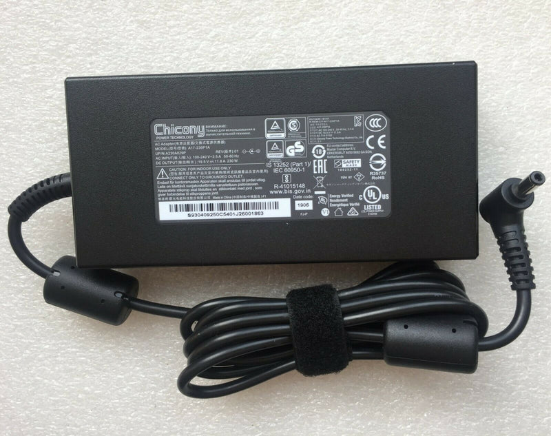 New Original OEM MSI GS65 Stealth 9SF-428NL,A17-230P1A Chicony 230W Slim Adapter