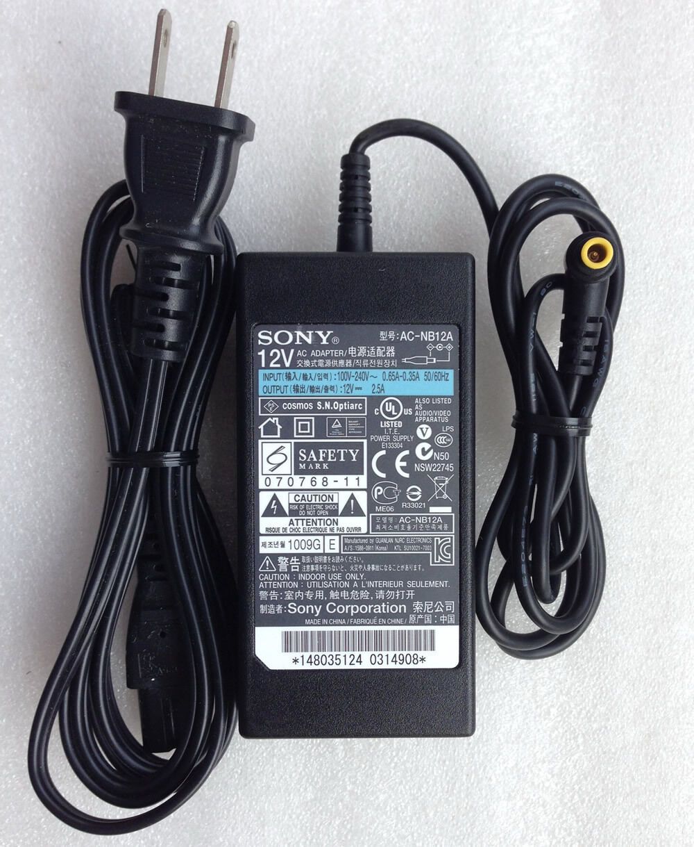 @Original Genuine OEM Sony Cord/Charger EVI-D100V EVI-HD3V,EVI-HD7V Vedio Camera
