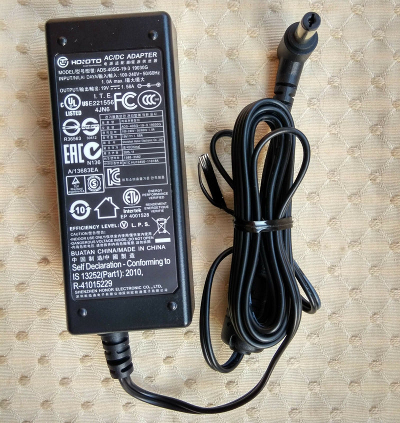 New Original OEM Hoioto AC/DC Adapter Charger ADS-40SG-19-3 19030G 19V 1.58A 30W
