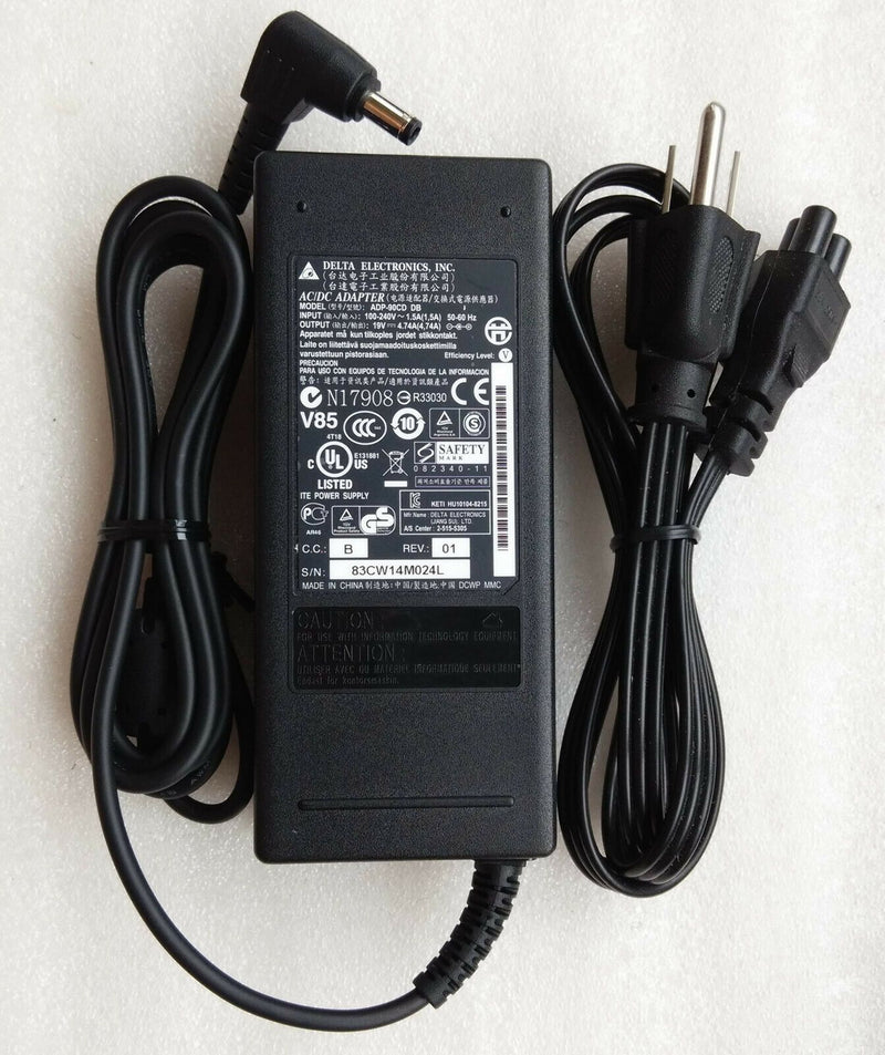 @Original OEM AC Adapter Cord/Charger for Fujitsu Lifebook T726 Series Tablet PC