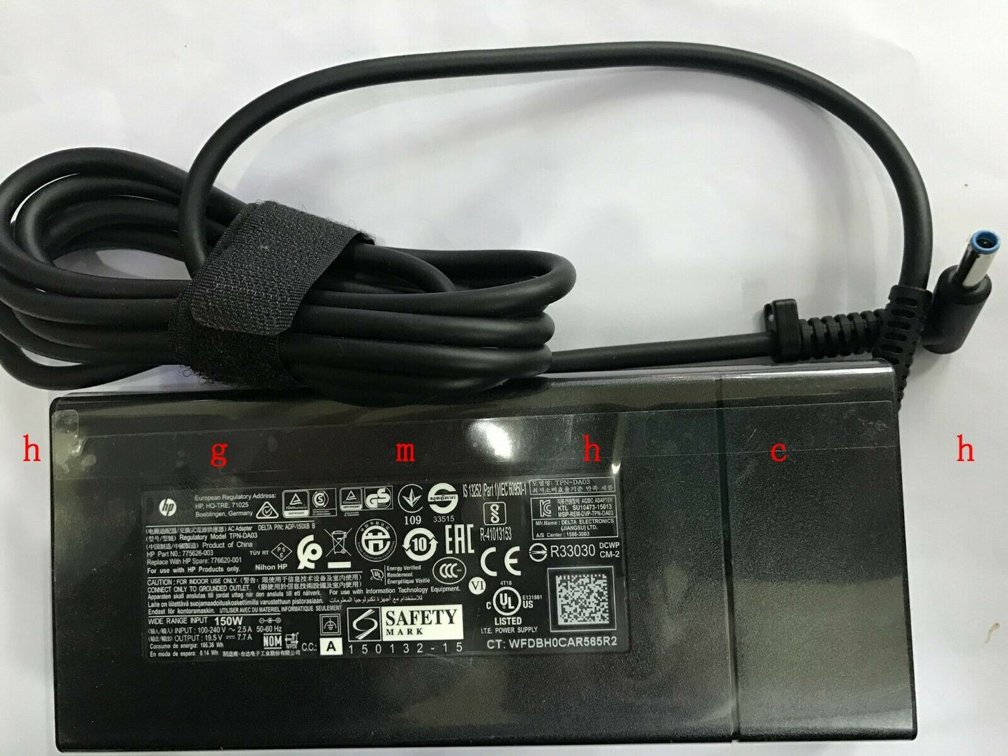 New Original HP 150W 19.5V Slim AC Adapter for HP ZBook Studio G4/3LE12PC Laptop