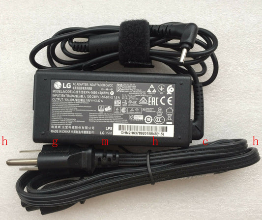 Original OEM LG 65W AC Power Adapter&Cord for LG gram 15Z980-A.AAS8U1 Ultra book