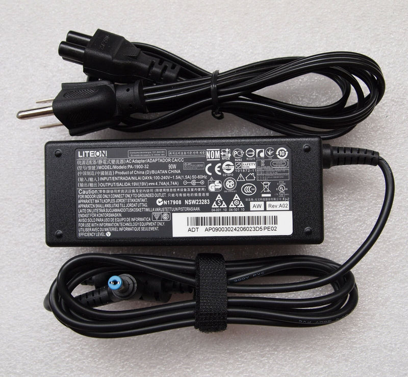 New Original OEM 90W AC Adapter&Cord for Acer TravelMate 6595 6595G 6595T 6595TG