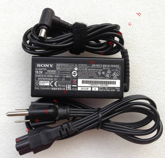Original OEM Sony 45W 19.5V AC Adapter for Sony VAIO Fit 14A SVF14N1B4E Flip PC