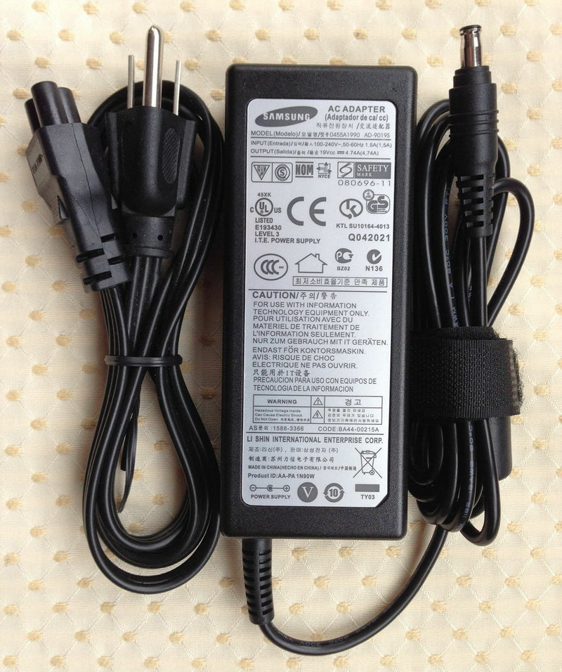 @New Original Genuine OEM Samsung 90W Power Cord/Charger NP550P5C-A01UB Notebook