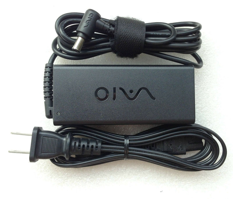 Original OEM Sony Vaio VGP-AC19V48 R33030 V85 N50 ADP-65UH A 65W AC Adapter+Cord