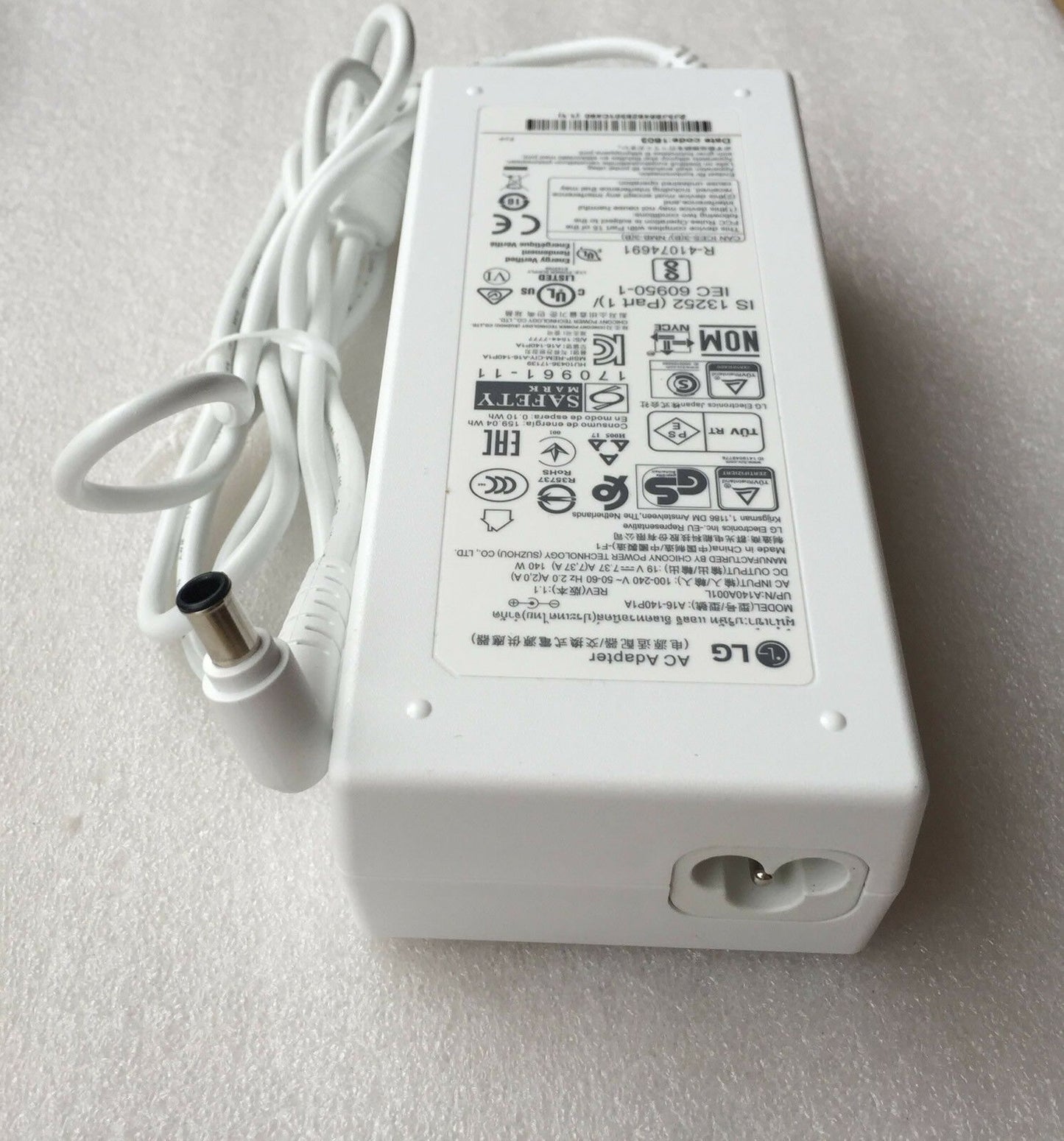 Original OEM LG 27BK85U-W UHD IPS LED Monitor,A16-140P1A 19V 7.37A AC/DC Adapter