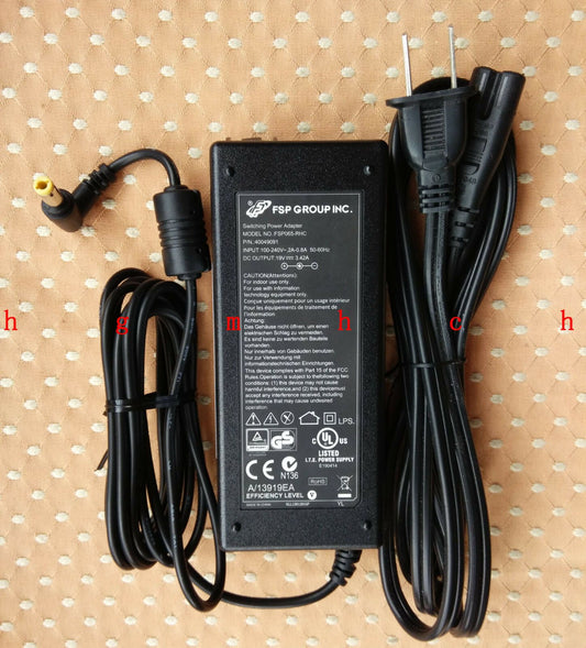 Original OEM FSP GROUP Medion FSP065-ASC FSP065-RHC 19 V 65 W AC Adapter ON OFF