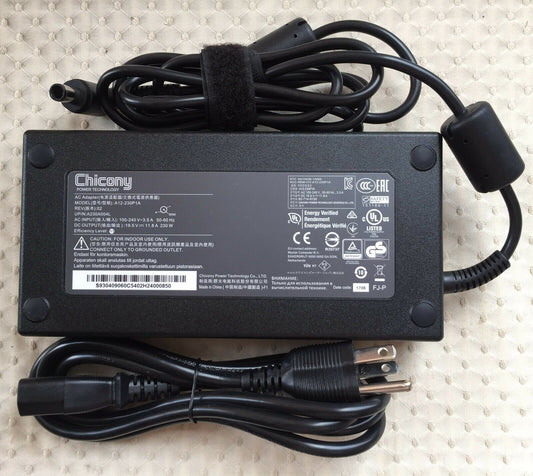 Original Chicony 230W 19.5V AC Adapter for MSI GP63 Leopard 8RF-674IT,A12-230P1A