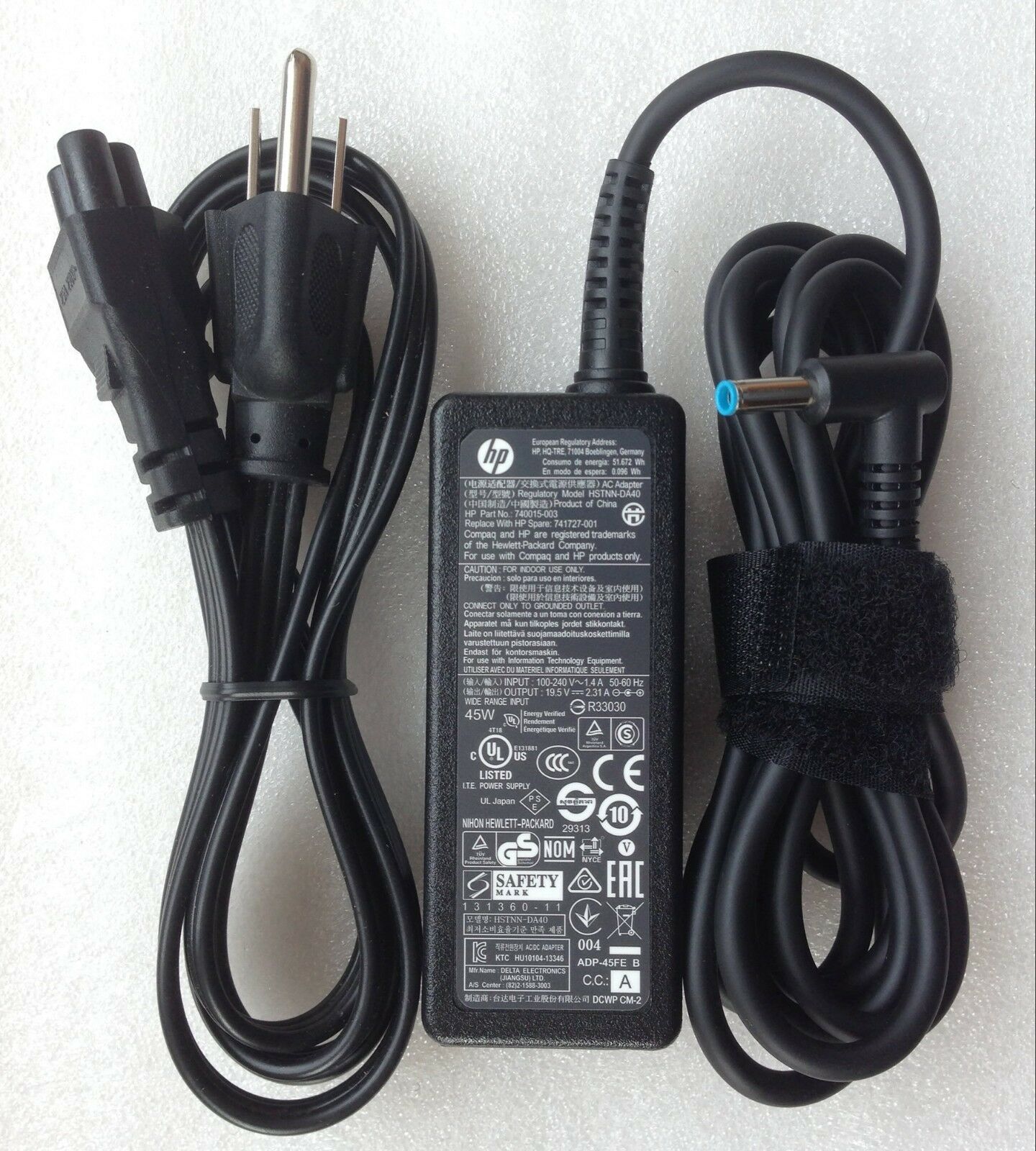 Original HP AC/DC Adapter for HP Pavilion 15-p066us,HSTNN-DA40,740015-003 Laptop