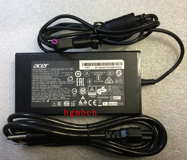 Original Acer 135W AC/DC Adapter for Acer Aspire AN515-42-R3VU,PA-1131-16 Laptop