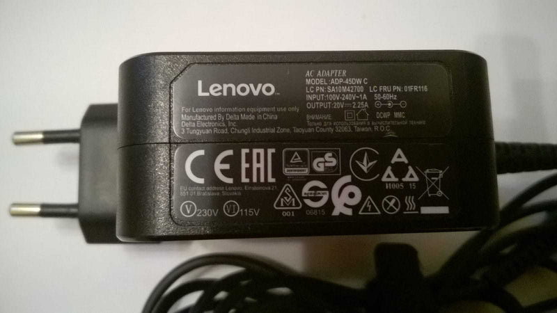 @New Original Lenovo 45W AC Adapter for Lenovo Yoga 520-14IKB 80X8 Series Laptop