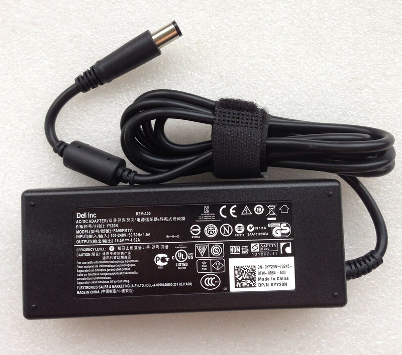 New Original 90W AC/DC Adapter for Dell Inspiron FA90PM111,YY20N,DA90PM111,MK947