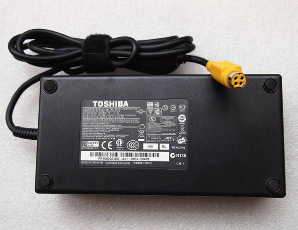 Original Toshiba 180W AC Adapter&Cord for Toshiba Qosmio PX30t-A-12V PX30t-A-12X