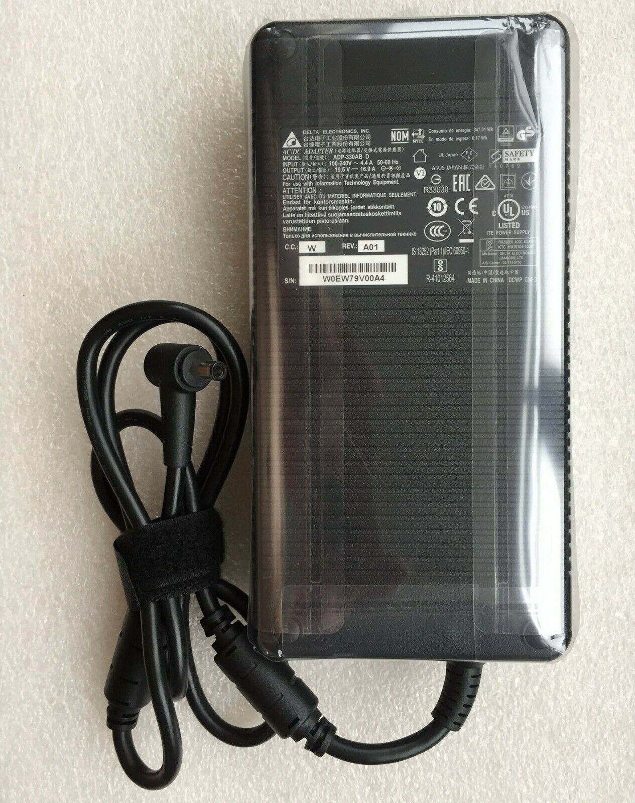 @Original Delta ASUS 330W AC Adapter for ASUS ROG Strix GL702ZC-NS74,ADP-330AB D