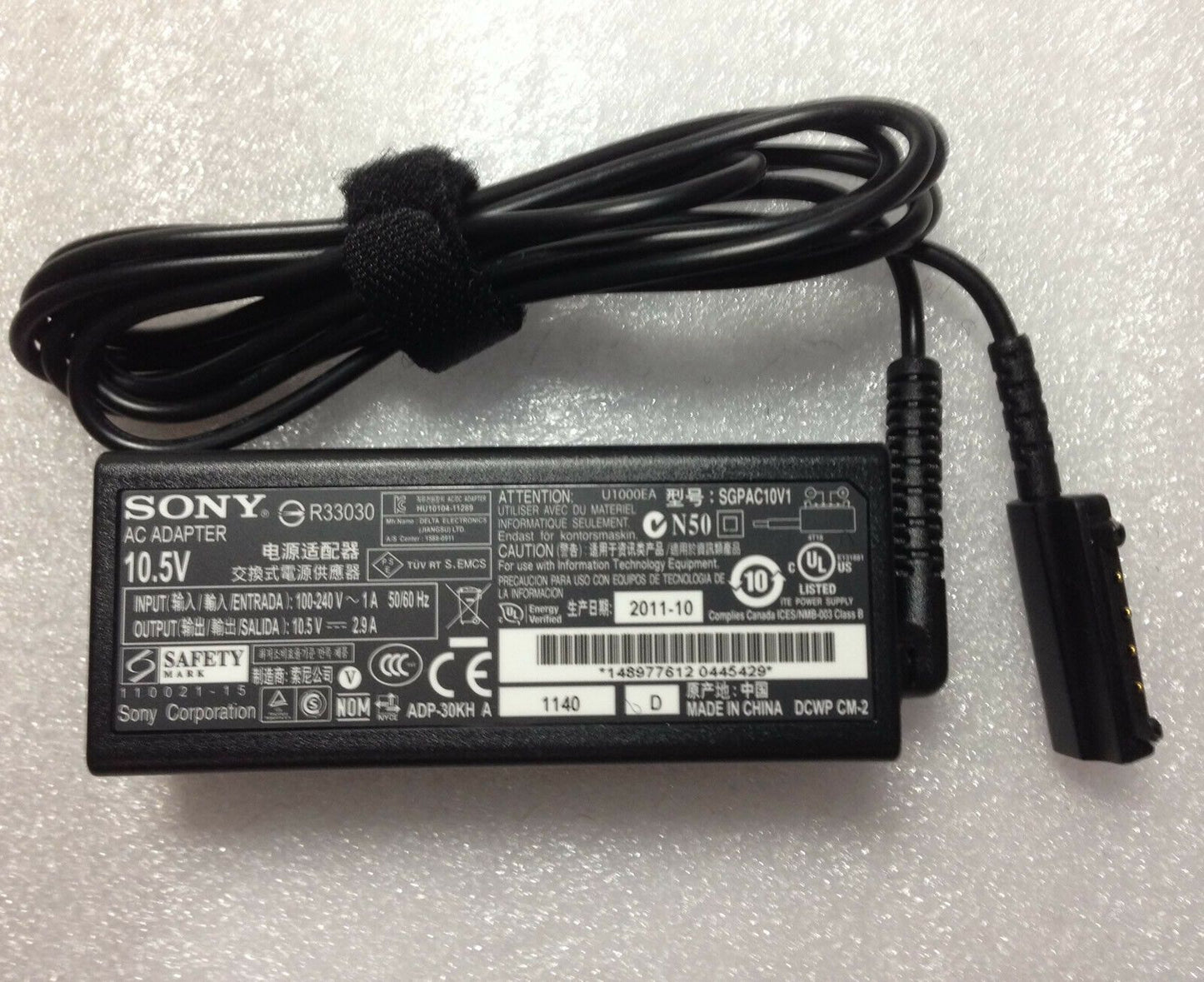 Original OEM Sony Cord/Charger Xperia Tablet SGPT111US/S SGPT112US/S SGPT113US/S