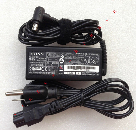 Original OEM Sony 45W 19.5V 2.3A AC Adapter for VAIO Fit 14A SVF14N12SHB Flip PC