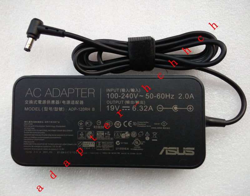 Original OEM ASUS 120W 19V AC/DC Adapter for ASUS ASUS ROG GL552VW-DH74 Notebook