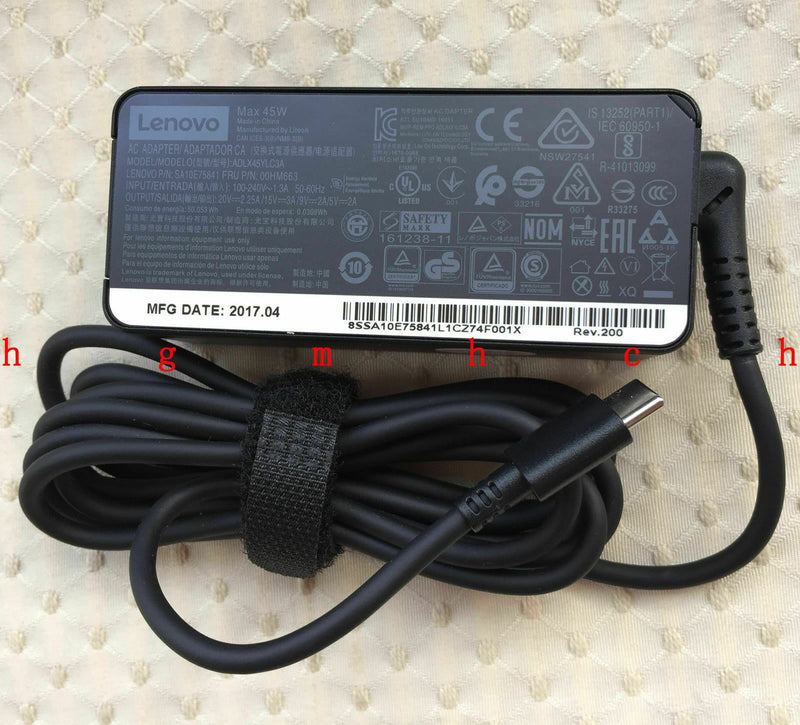 New Original 45W AC/DC Adapter&Cord for Razer Blade Stealth RZ09-01963E32 Laptop