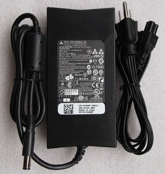 #Original Genuine OEM Dell Alienware M14X,M14X R2,M15X 150W Slim AC Adapter+Cord